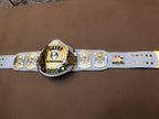 Championship Belt White Winged Eagle Dual Plated CNC