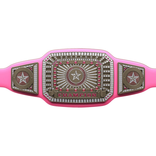 Champion Award Belt - Pink & Silver [CAB-52-PNK-S]