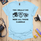 T-Shirt for Photographers With More Than One Camera