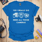 T-Shirt for Photographers With More Than One Camera