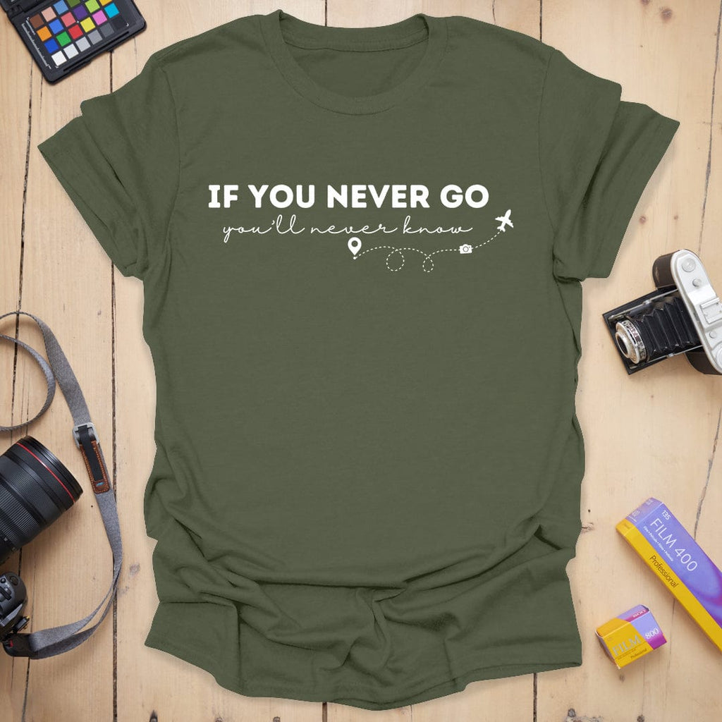 T-Shirt With Explorer Photography Quote