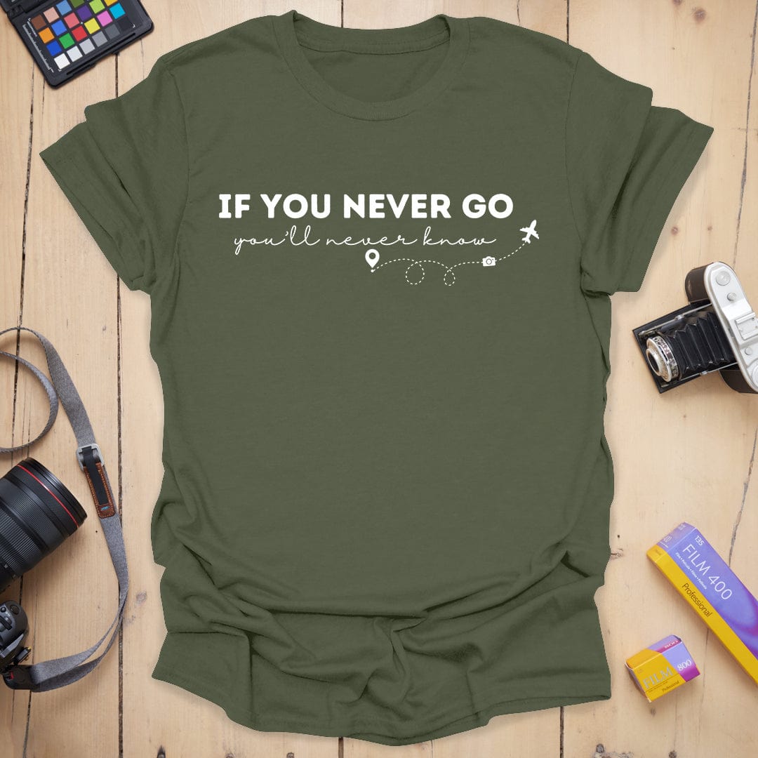 T-Shirt With Explorer Photography Quote