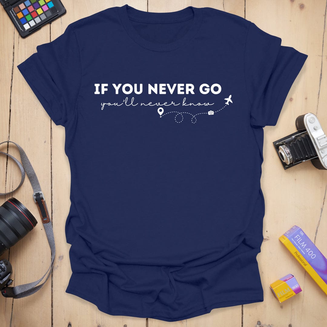 T-Shirt With Explorer Photography Quote