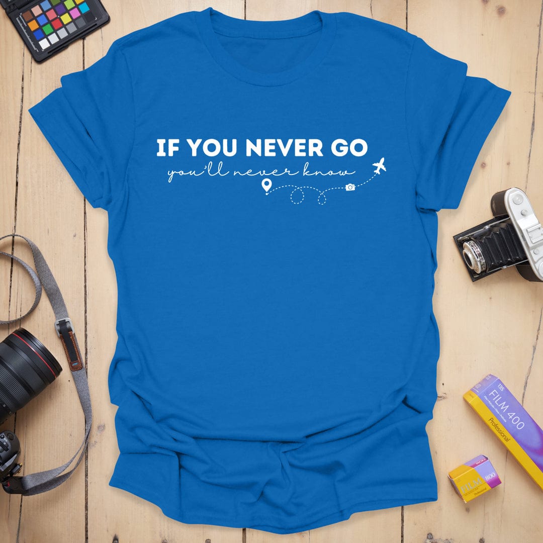 T-Shirt With Explorer Photography Quote
