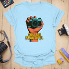 T-Shirt With You Are Beautiful Vintage Graphic