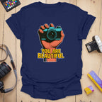 T-Shirt With You Are Beautiful Vintage Graphic