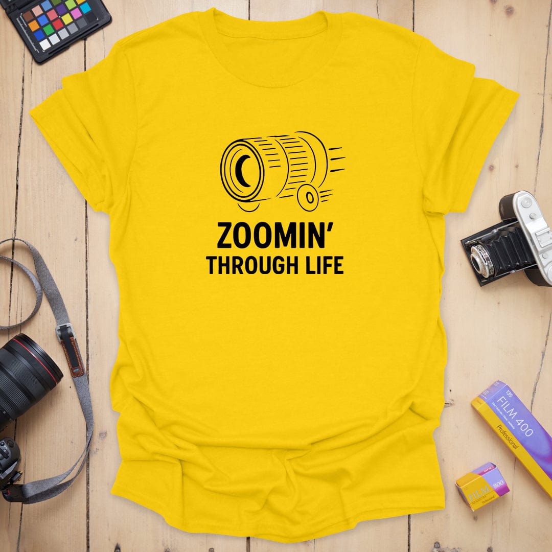 T-Shirt With Zoomin Through Life Photographer Graphic