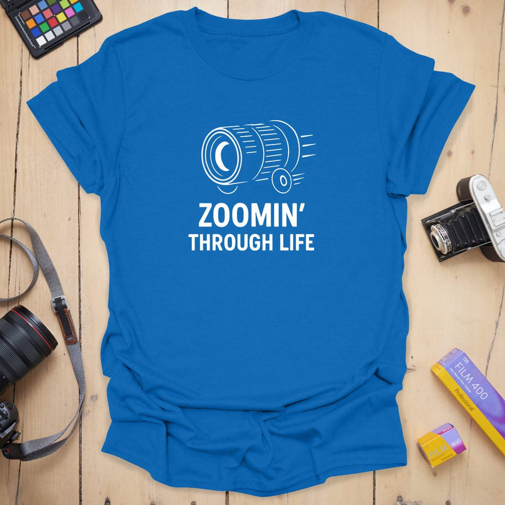 T-Shirt With Zoomin Through Life Photographer Graphic