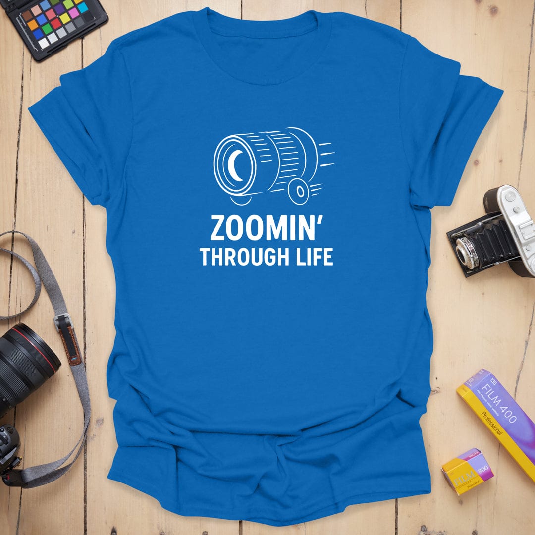 T-Shirt With Zoomin Through Life Photographer Graphic