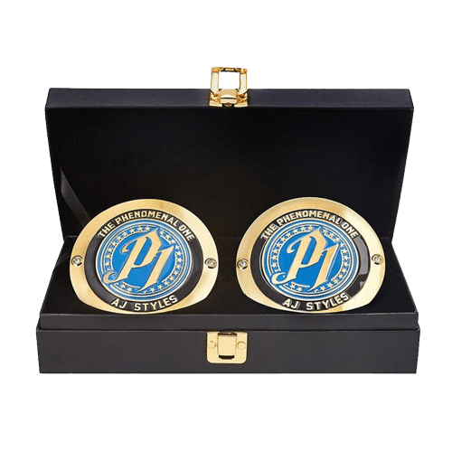 aj styles side plates championship replica box set