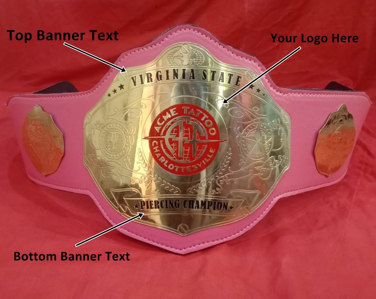 Custom Virginia State Championship Belt - Customize Wrestling Belts Wrestling Customize Beltposhleathers - 14b7Black2mm BrassCustom Virginia State Championship Belt - Customize Wrestling BeltsWrestling Customize Beltposhleathers - 14b7