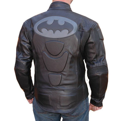Batman Motorcycle Black Leather Racing Jacket