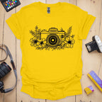 T-Shirt With Floral Design for Photo Shoots