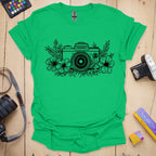 T-Shirt With Floral Design for Photo Shoots