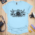 T-Shirt With Floral Design for Photo Shoots