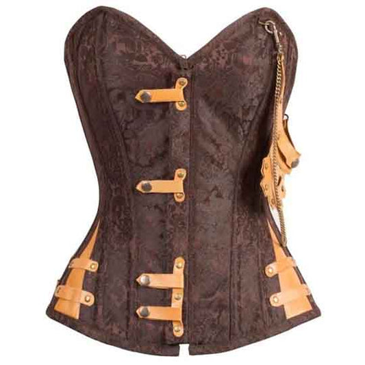 Brown Steampunk Corset