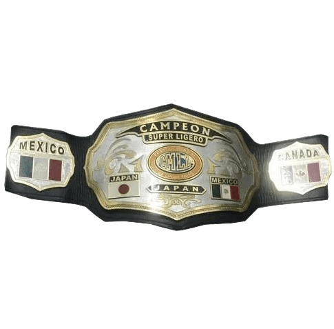 CMLL World Super Lightweight Championship belt