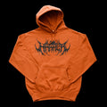 Hoodie Orange Harper Deathmetal Logo Pullover