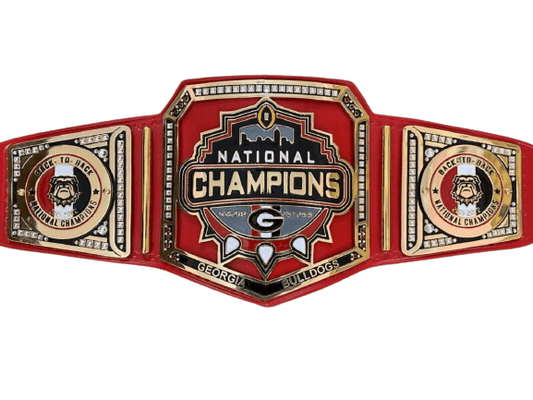 Georgia Bulldogs Super Bowl NFL Championship Replica Title Belt
