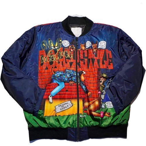 Mens Snoop Dogg DoggyStyle Bomber Jacket