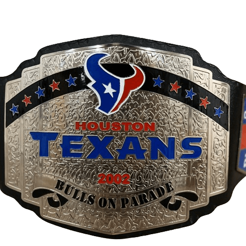 Houston Texas NFL Championship Title Belt