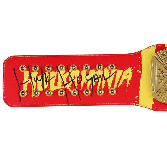 Roman Reigns WWE Autographed Universal Championship Blue Strap Replica Title Belt