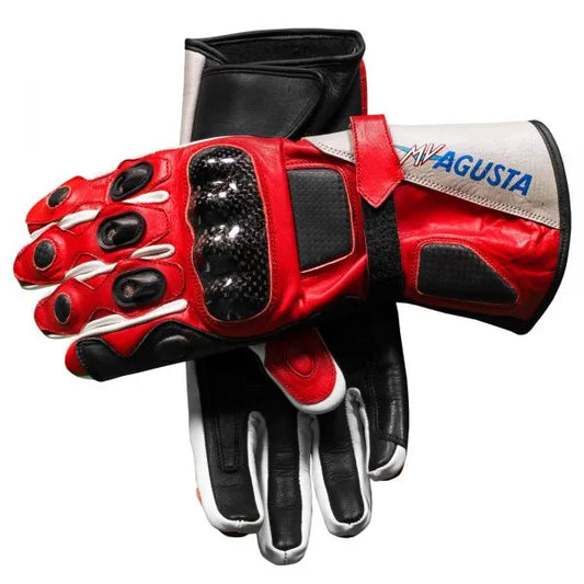 Leather Gloves Motorbike MV Agusta