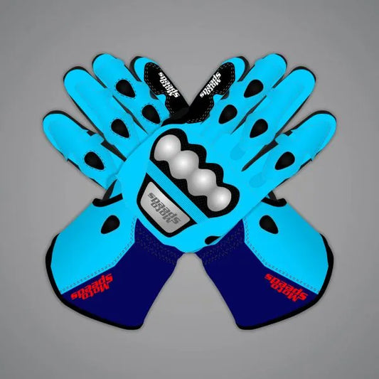 Blue Motorbike Gloves Raul Fernandez MotoGP 2025