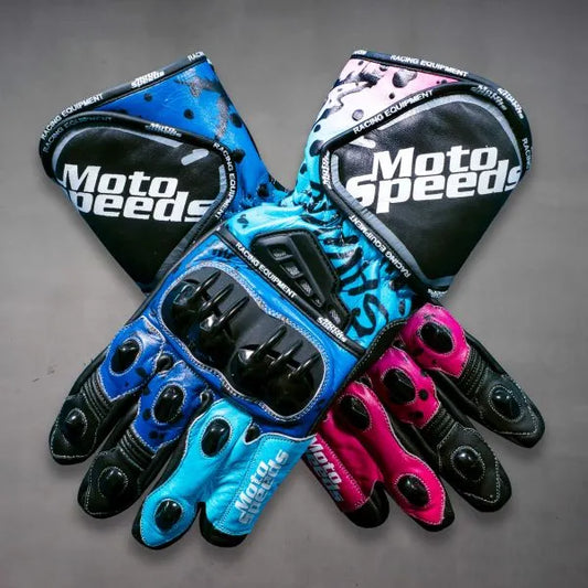 Fabio Quartararo Motorcycle Safety Gloves French GP 2024