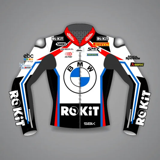 BMW Leather Biker Jacket SBK 2024