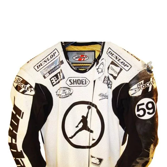 Black & White Leather Suit Ama 2006