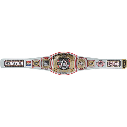 John Cena WWE Autographed Farewell Tour 2025 WrestlePalooza Indianapolis Replica Title Belt - Limited Edition of 25