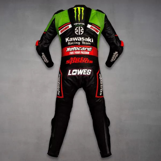 Full Leather Kawasaki Racing Suit Alex Lowes 2021