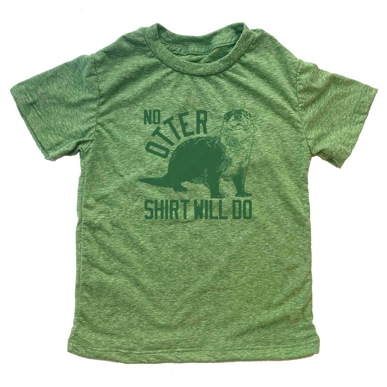 Kid's No Otter Shirt Will Do Retro Nature Graphic Tee | Funny Animal Youth T-shirt | SOLID THREADS