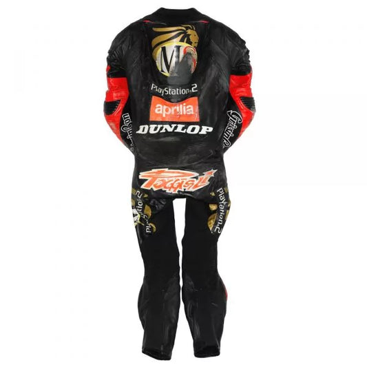 Aprilia Racing Leather Suits Manuel Poggiali MotoGP 2003