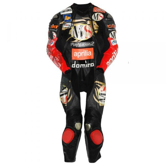 Aprilia Racing Leather Suits Manuel Poggiali MotoGP 2003