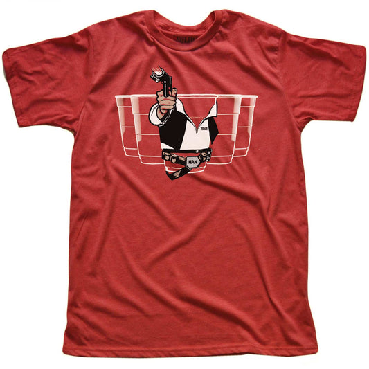 Men's Han Solo Cup Vintage Graphic Tee | Funny Star Wars Drinking T-shirt for Men | Solid Threads