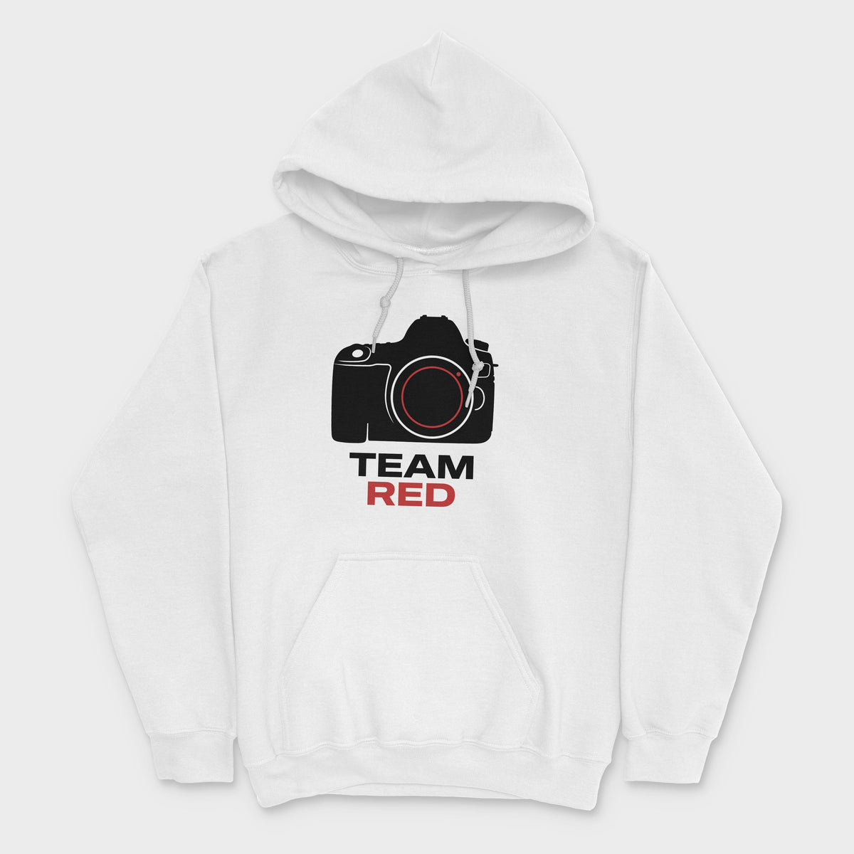 Hoodie Red Team PetaPixel Camera Style