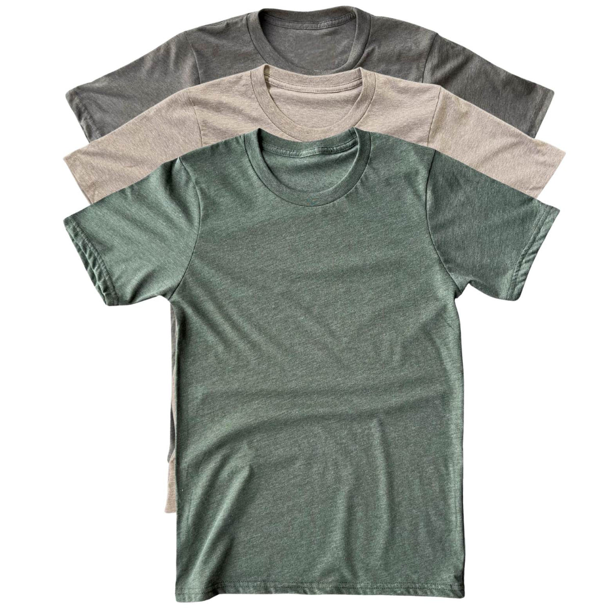 Basic Blank T-Shirt Backwoods Pack | Made in USA