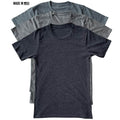 Basic Blank T-Shirt Shades of Gray 3-Pack | Made in USA