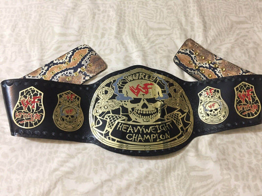 WWF Smoking Skull Championship Replica Title Belt