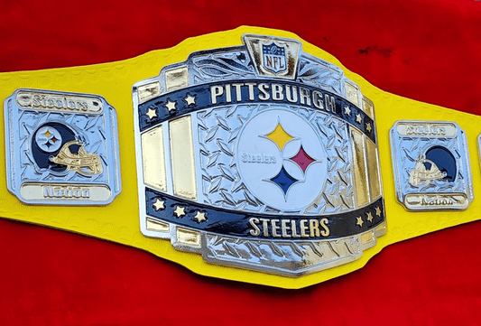 NFL Pittsburgh Steelers Super Bowl Championship Title Belt Football