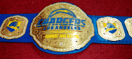 Los Angeles Chargers NFL championship Title Belt