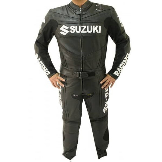 2 Piece Motorcycle Racing Suit Suzuki