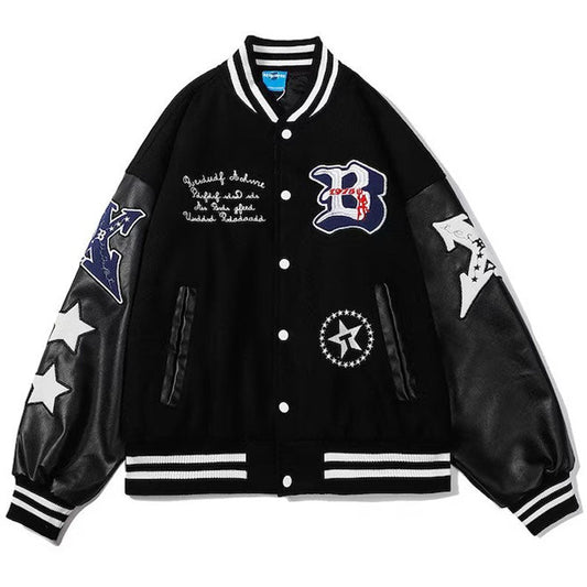Unisex Varsity Jacket - Aesthetic Streetwear Baseball Bomber Jacket